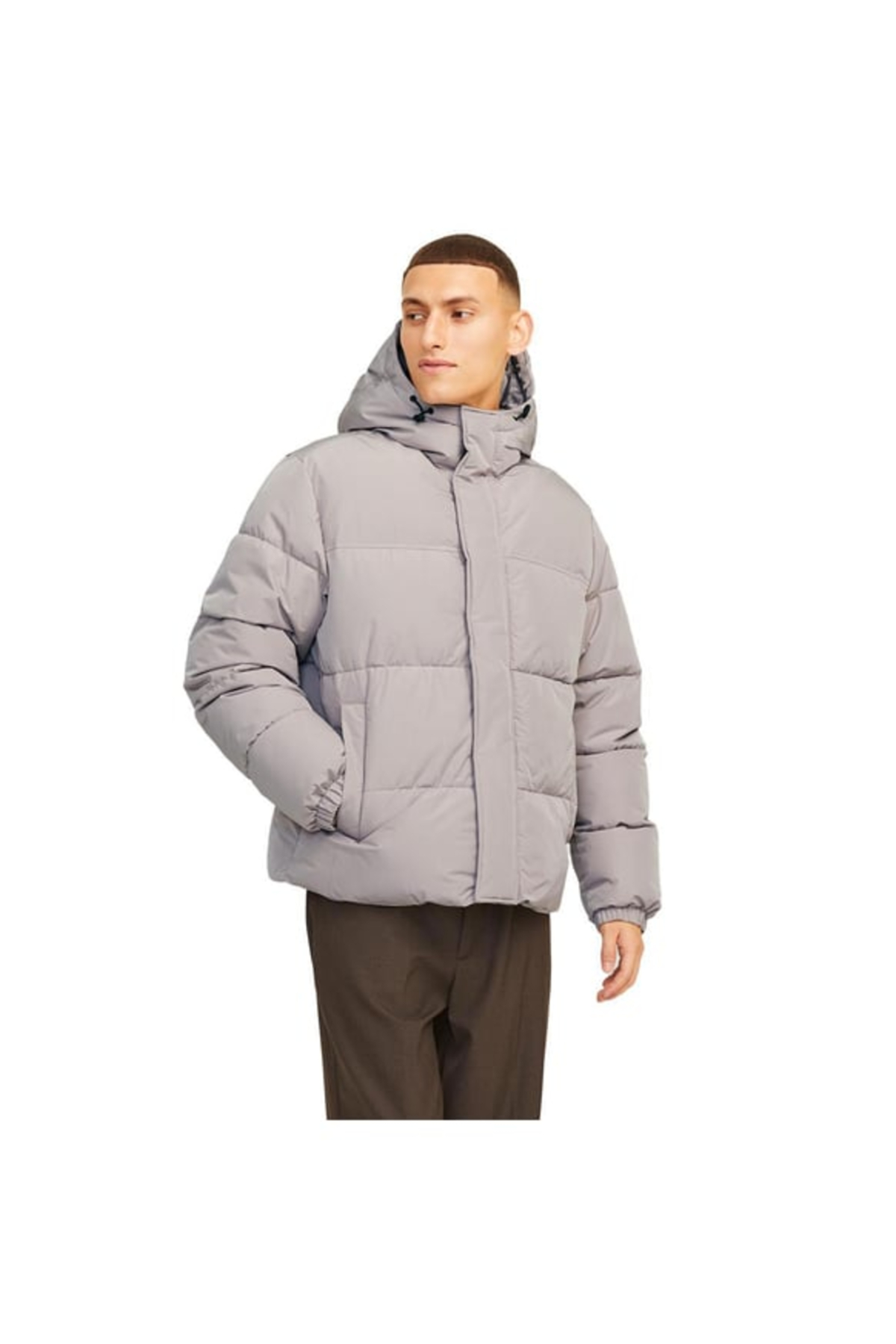 کاپشن مردانه خاکستری Jack &amp; Jones | 12256974G اورجینال