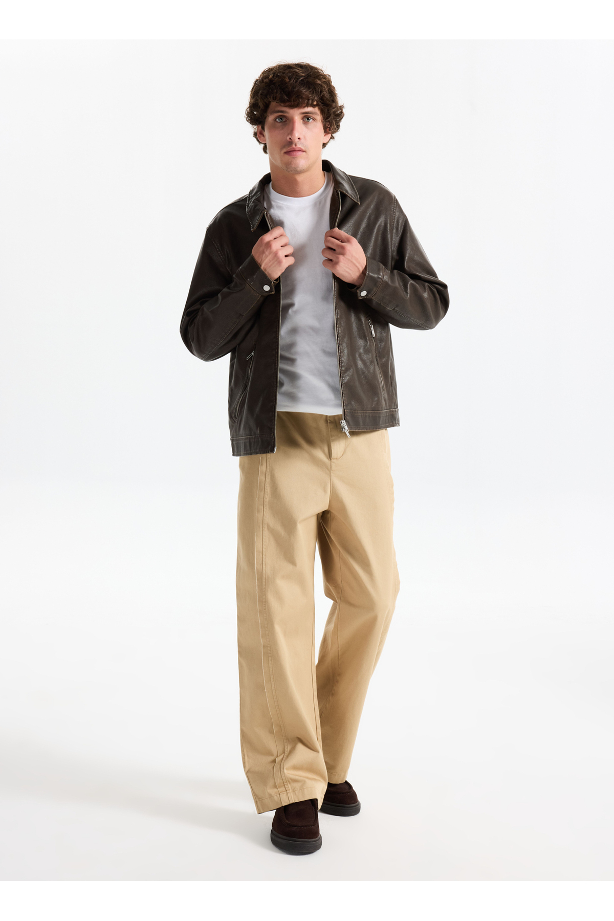 کاپشن مردانه قهوه ای جک اند جونزJack &amp; Jones | 5003293085 اورجینالجدید