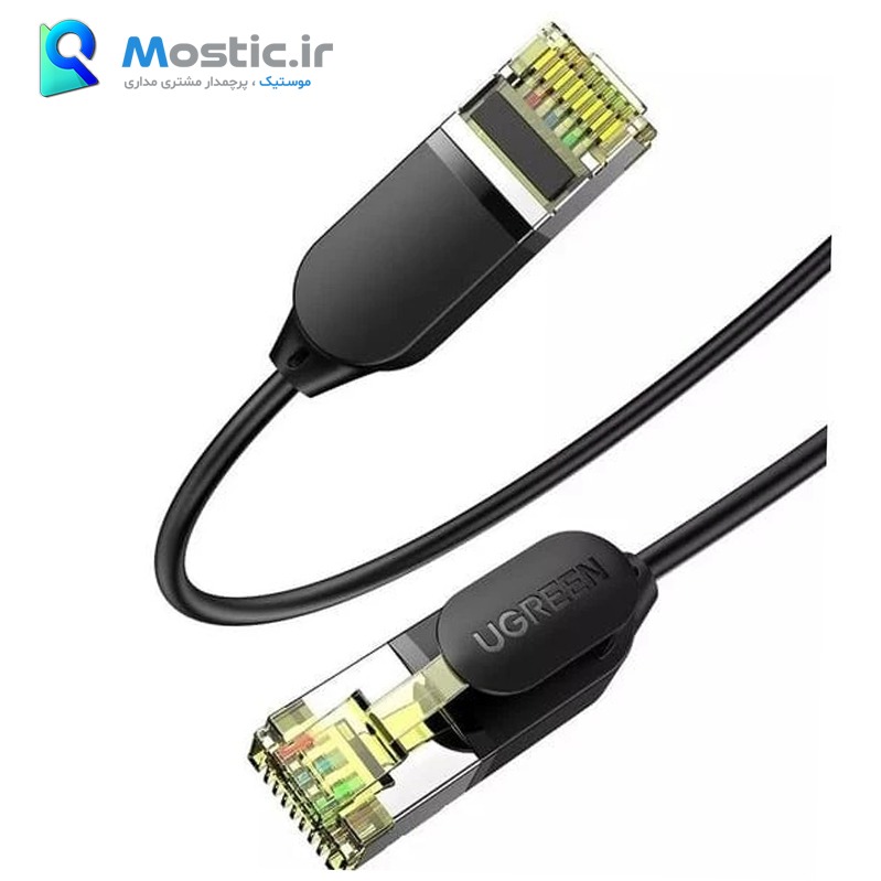 کابل شبکه CAT7 F/FTP یوگرین مدل NW149 طول 3 متر، سرعت 10Gbps، پهنای باند 600MHz ،مس خالص، دارای تست فلوک آمریکاییجدید