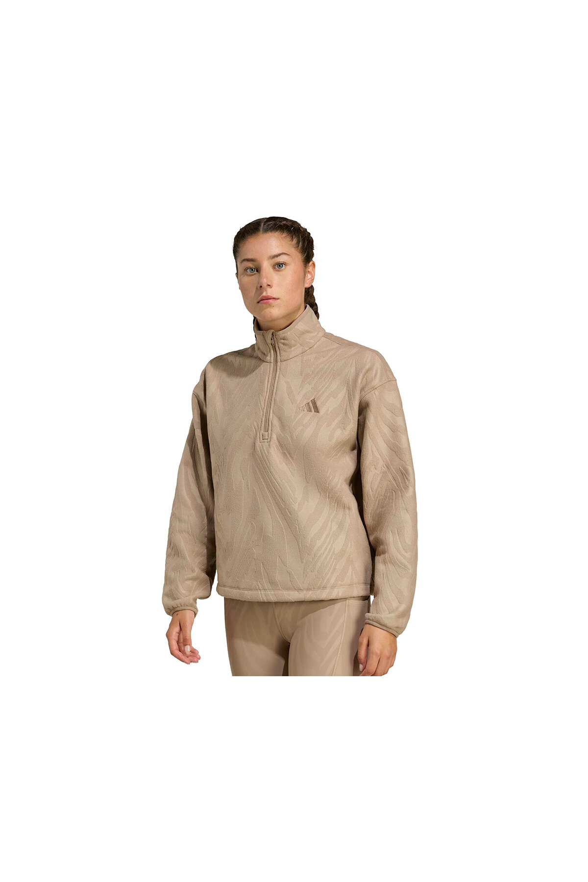 سویشرت زنانه آدیداس مدل adidas Multi Essentials Tam Fermuarl Kadn Polar Ceket JM3113جدید