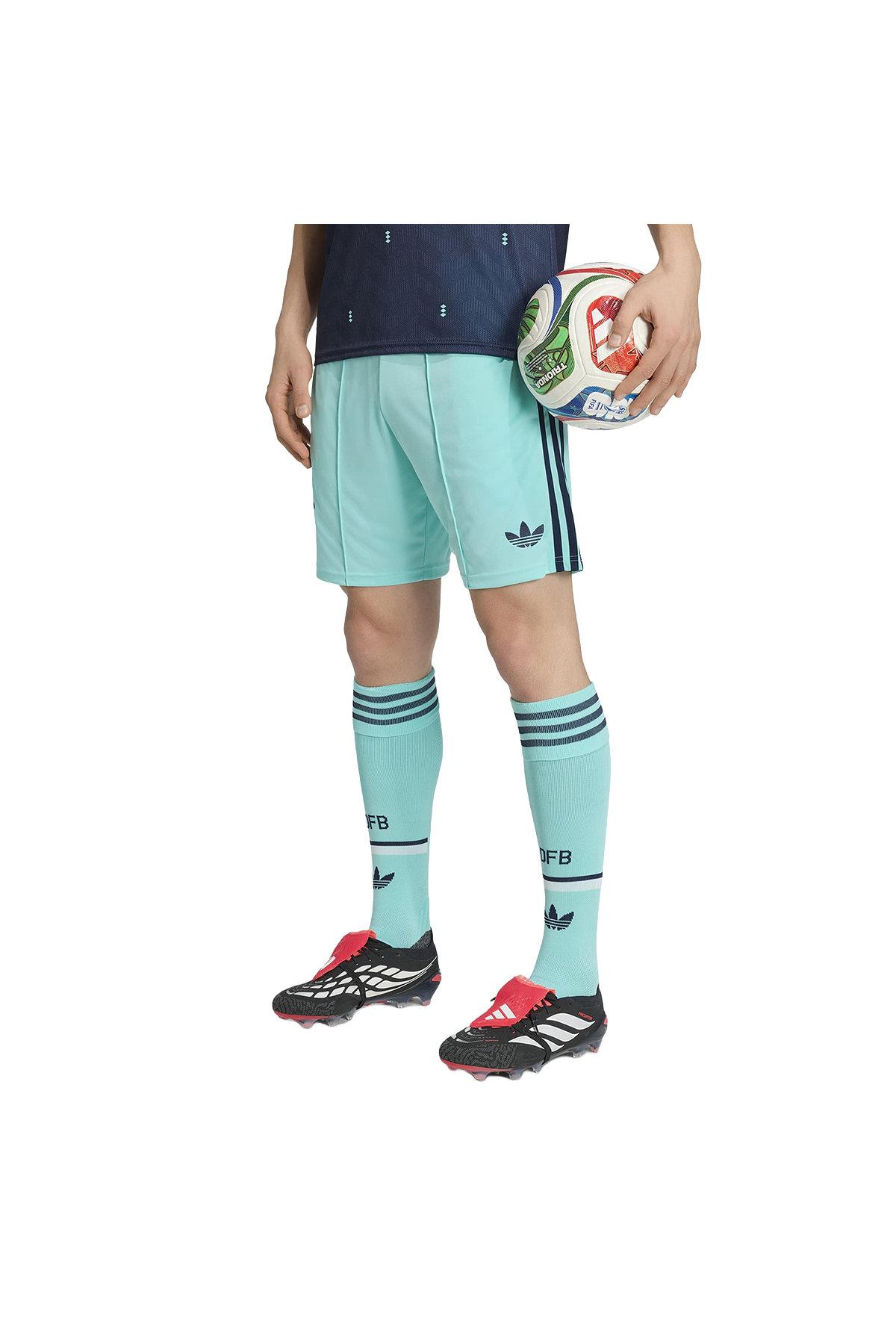 شلوارک مردانه آدیداس مدل adidas Almanya 26 Deplasman Erkek Mavi Futbol ort JN2075جدید