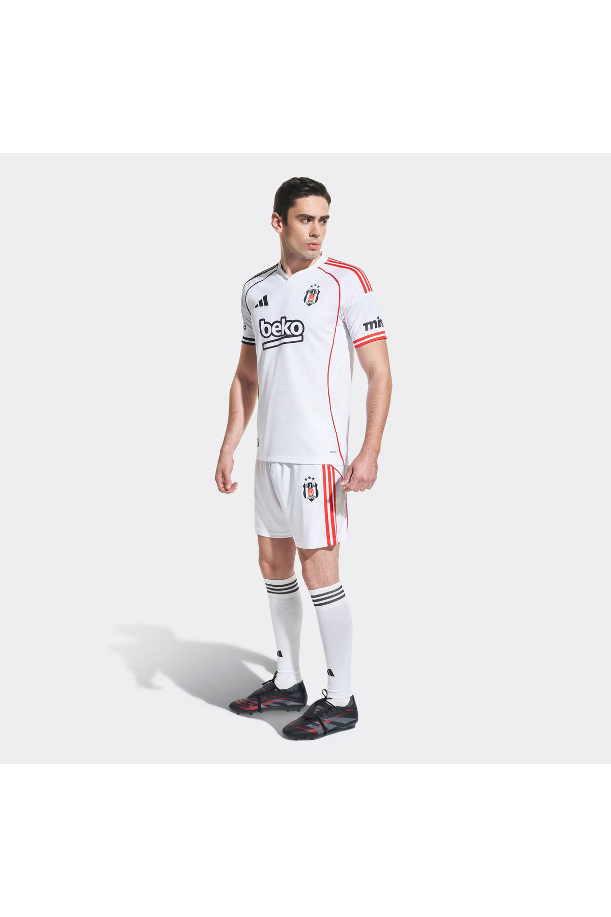 شلوارک مردانه آدیداس مدل adidas Beikta JK 2526 Erkek Beyaz Saha Futbol ortuجدید
