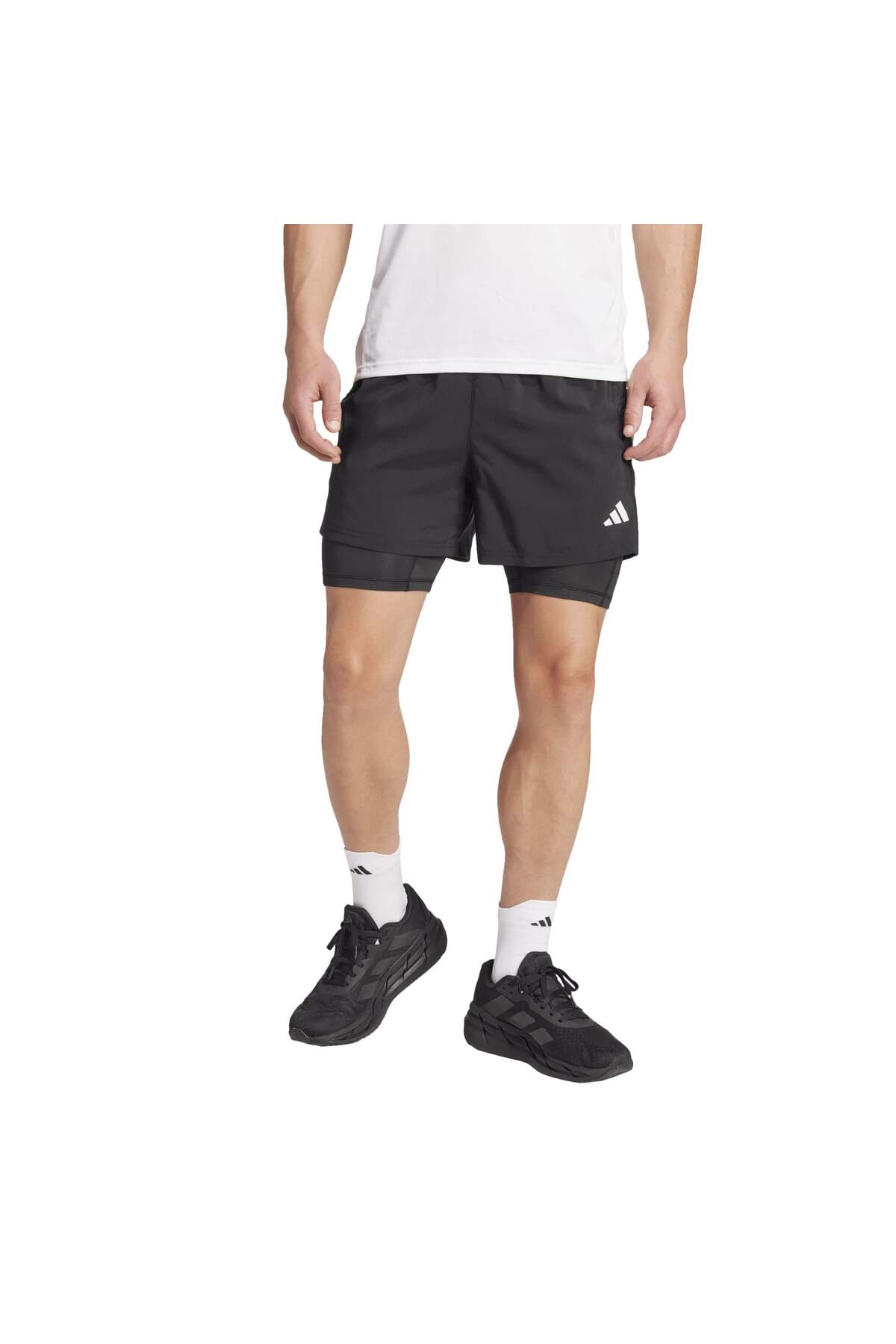شلوارک مردانه آدیداس مدل adidas Otr B 2in1 Ps Erkek Siyah Kou ortu ERKEK KOU ORTU JN2670جدید