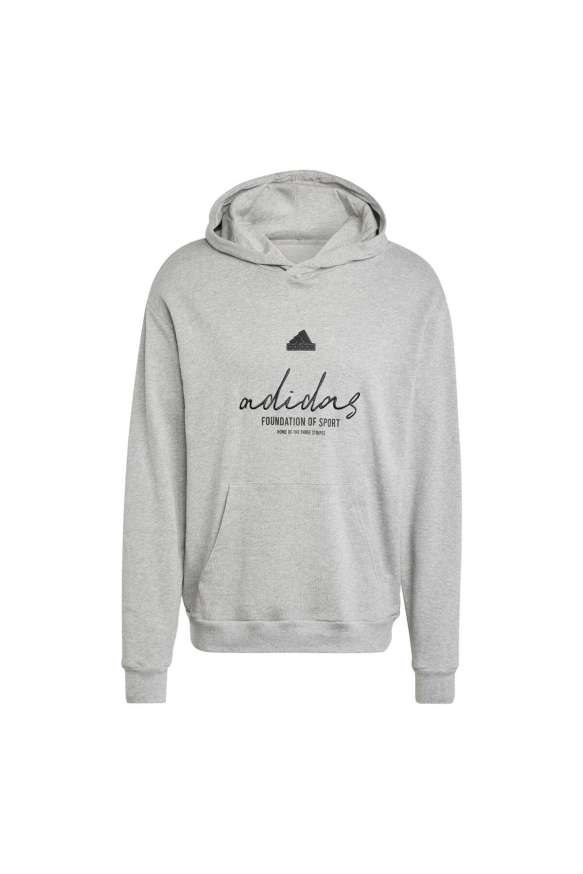 سویشرت مردانه آدیداس مدل adidas BL FT HD Q3 IX1316 Gri Sweatshirtجدید