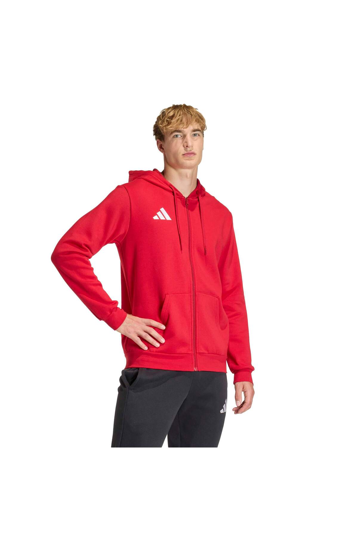 سویشرت مردانه آدیداس مدل adidas Ent26 Fz Hood Erkek Spor Sweatshirt KF5944جدید