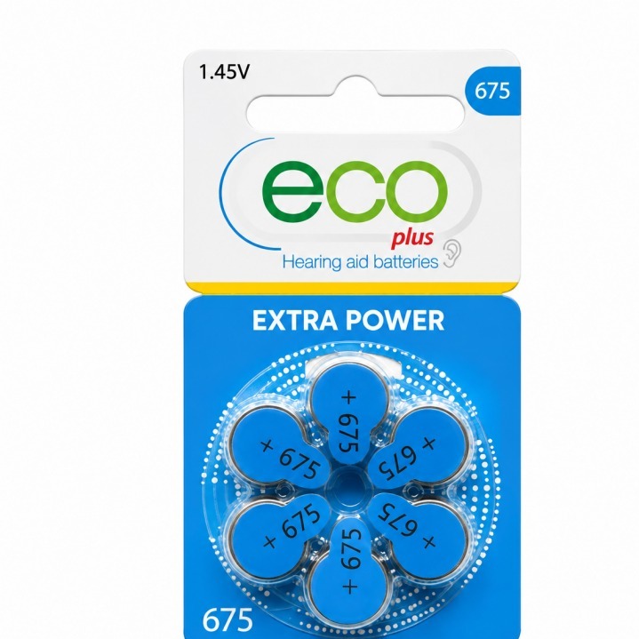 باتری سمعک شماره 675 اکو پلاس Eco