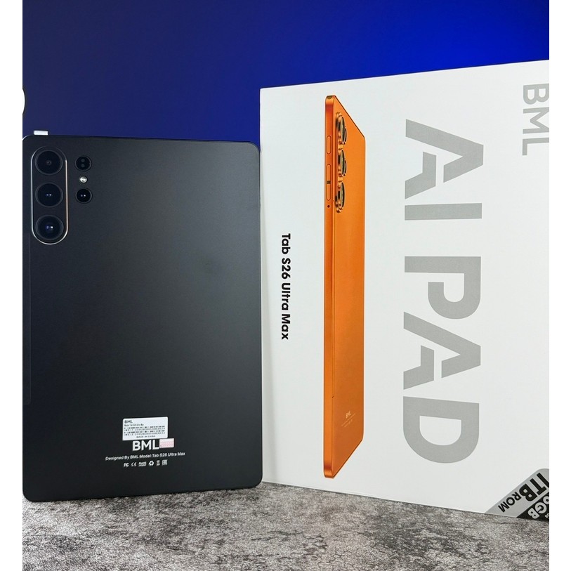 تبلت برند BML TAB 26 ULTRA MAX سایز صفحه نمایش 11 اینچ / حافظه داخلی یک ترابایت و رم 16 گیگابایتجدید
