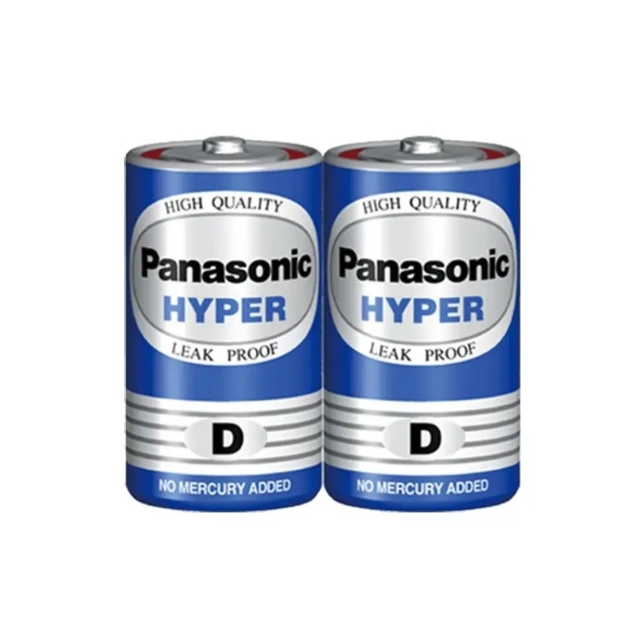 باتری پاناسونیک Hyper سایز D مدل R20UT ولتاژ 1.5V بسته 2 عددی