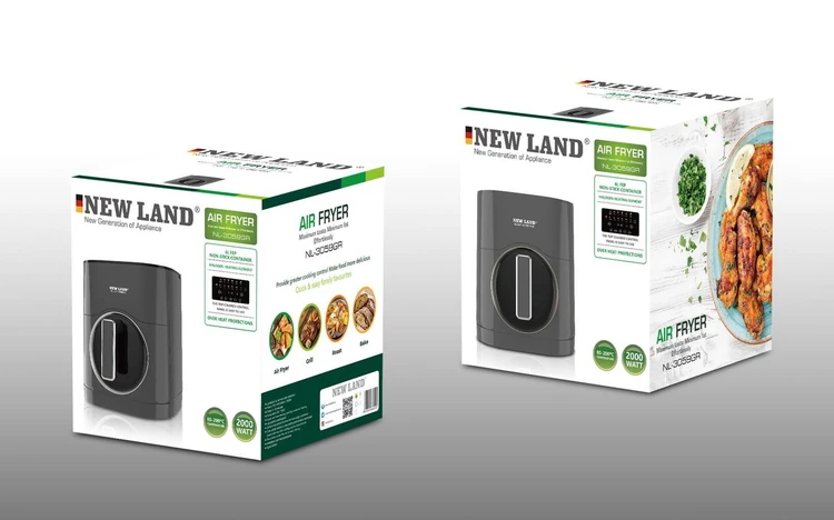 سرخ کن بدون روغن 6 لیتری نیولند مدل NL-3059