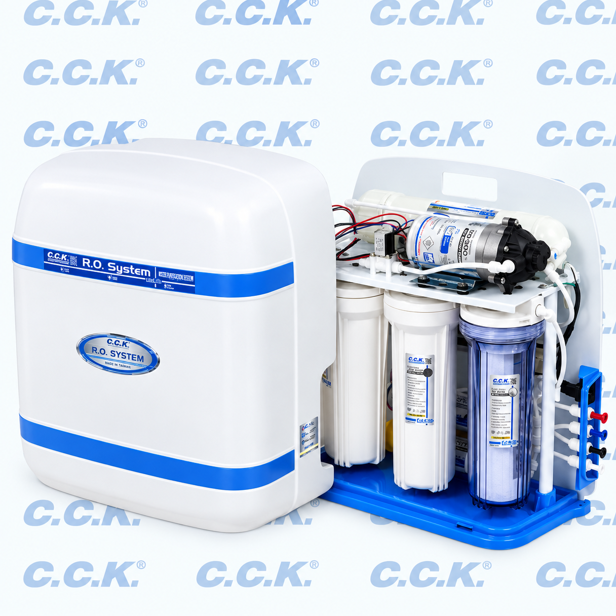 دستگاه تصفیه آب CCK تایوان اصلی مدل قاب دار QM72جدید