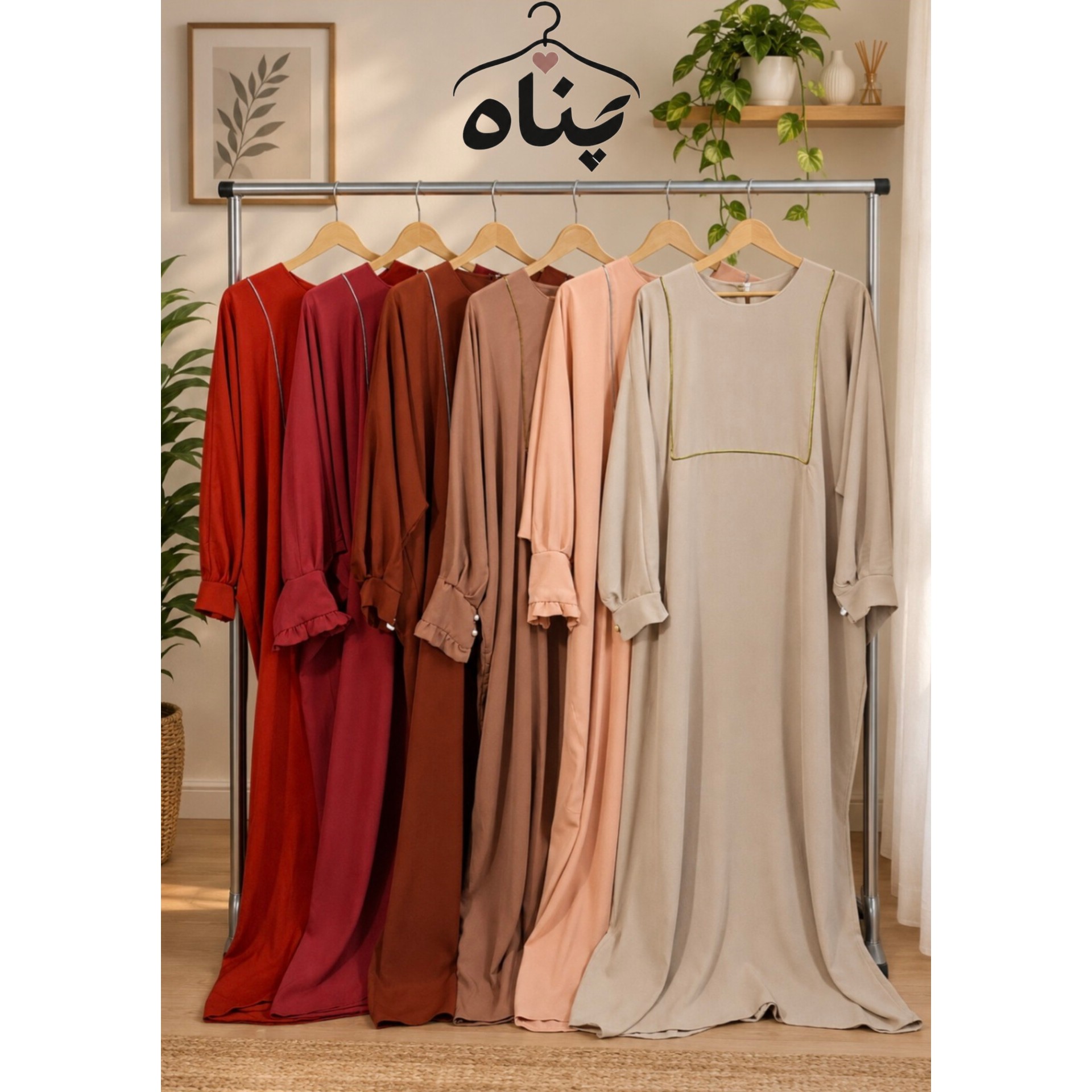 عبا الیزه نوار دار