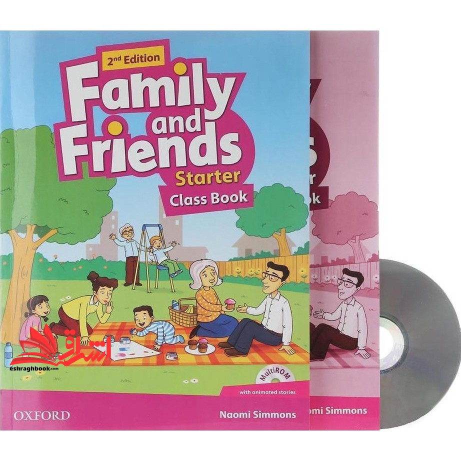 کتاب family and friends starter + workbook 2nd edition (NAOMI SIMMONS, oxford university press ( آکسفورد ), 1)