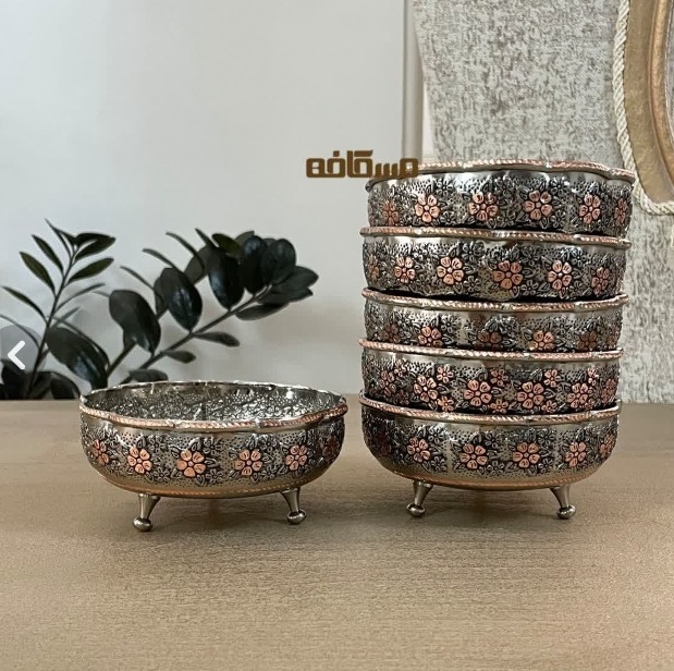پیاله شش عددی مسی الماسجدید