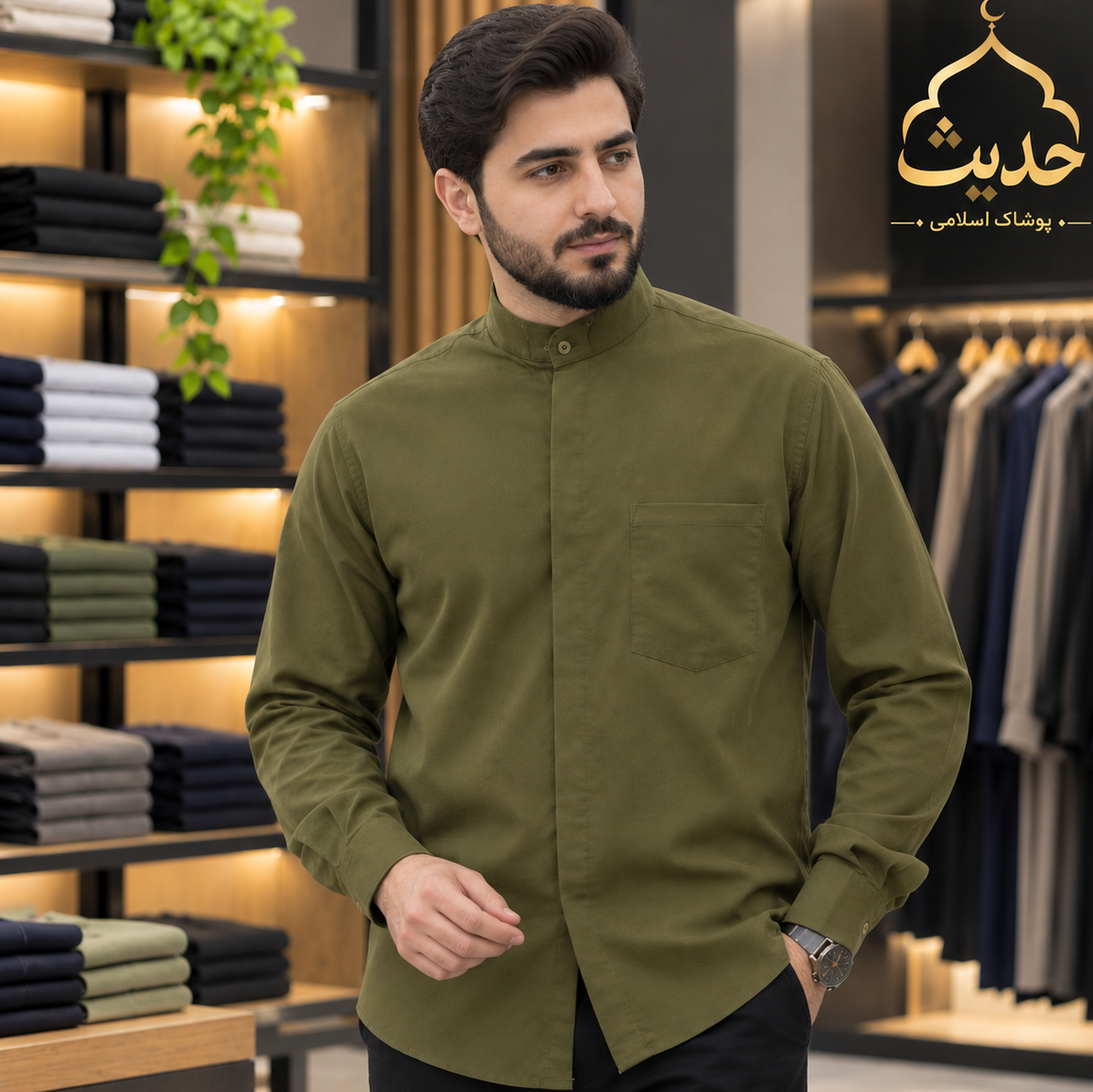 پیراهن مردانه یقه دیپلمات زبده