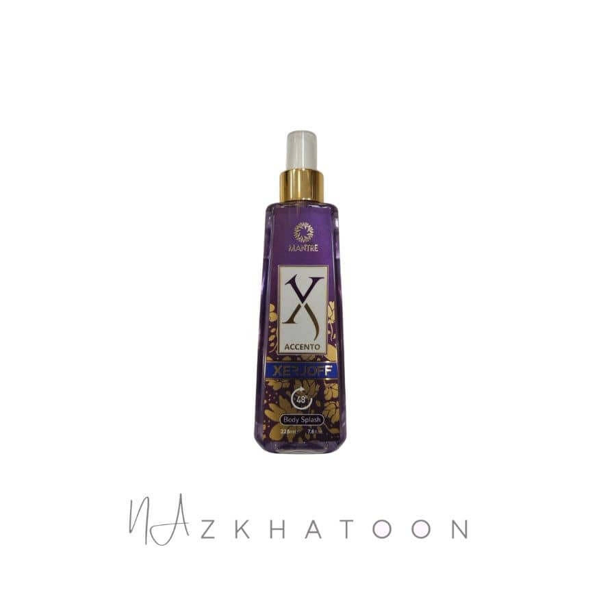 بادی اسپلش مانتره رایحه زرجف اکسنتو | MANTRE Body Splash Xerjoff Accento