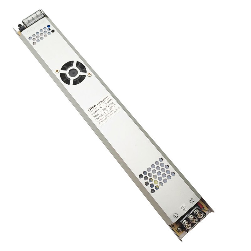 منبع تغذیه 12 ولت 33.3 آمپر لیتون مدل JH-12v 400W اسلیمجدید