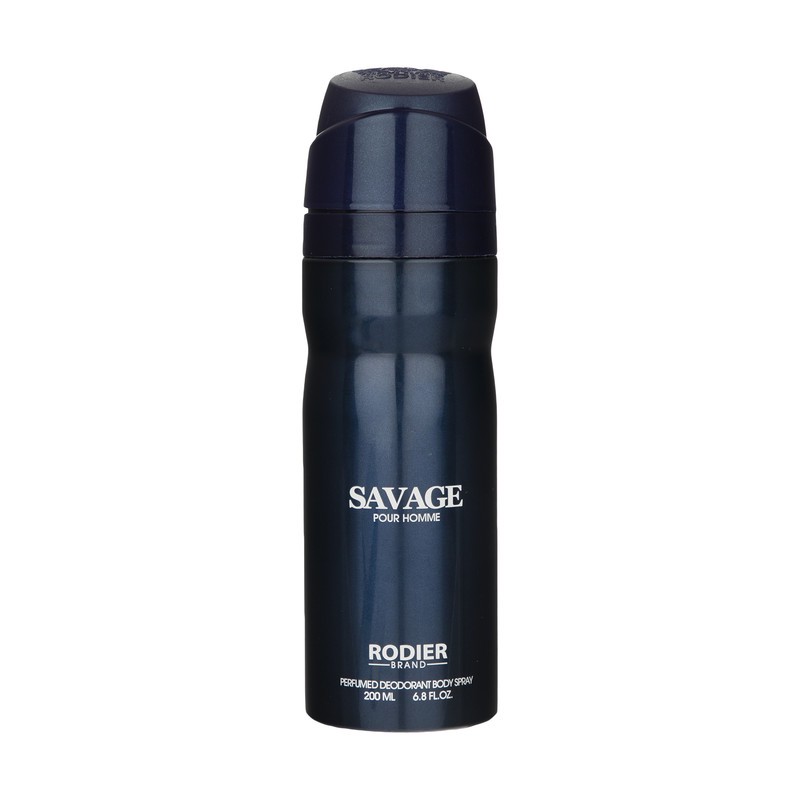 اسپری بدن مردانه رودیر مدل sAVAGE حجم 200 میلی لیتر