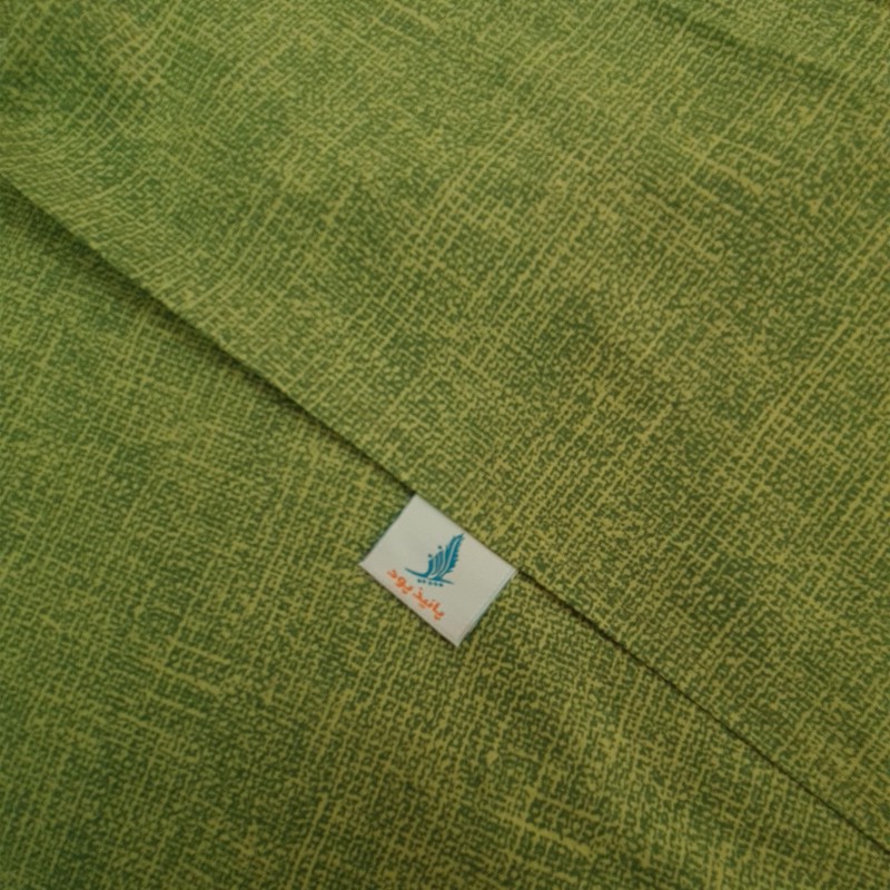ملحفه کتان نخ پانیذ پود مدل برفکی کد P116 یک نفره سایز 200x90 سانتیمتر