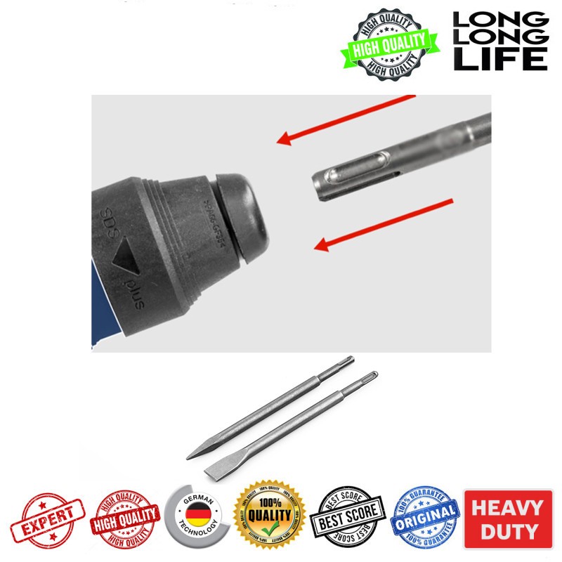 قلم ساختمانی تام مدل L250 سایز 250 میلیمتر مجموعه 3 عددی