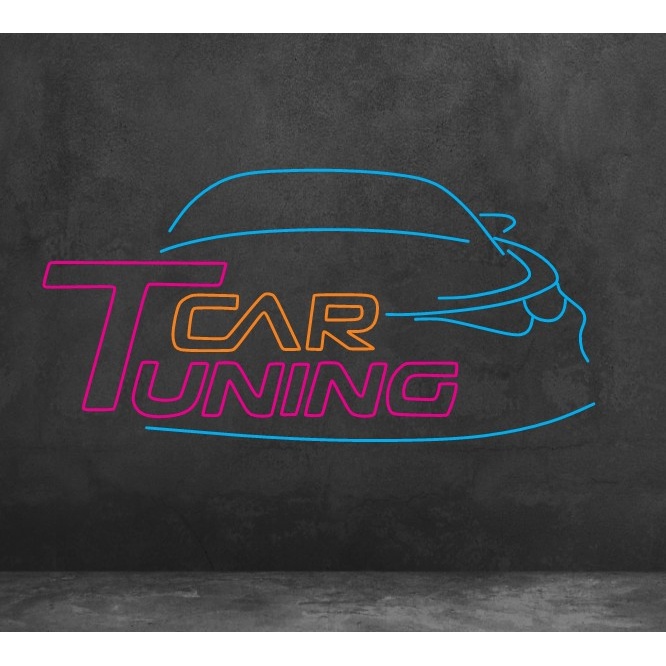 تابلو نئون تیونینگ (CarTuning) کد 18 با آداپتورجدید