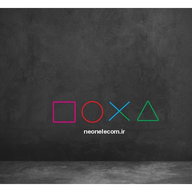 تابلو نئون علامت های دسته (Game) کد 53 با آداپتورجدید