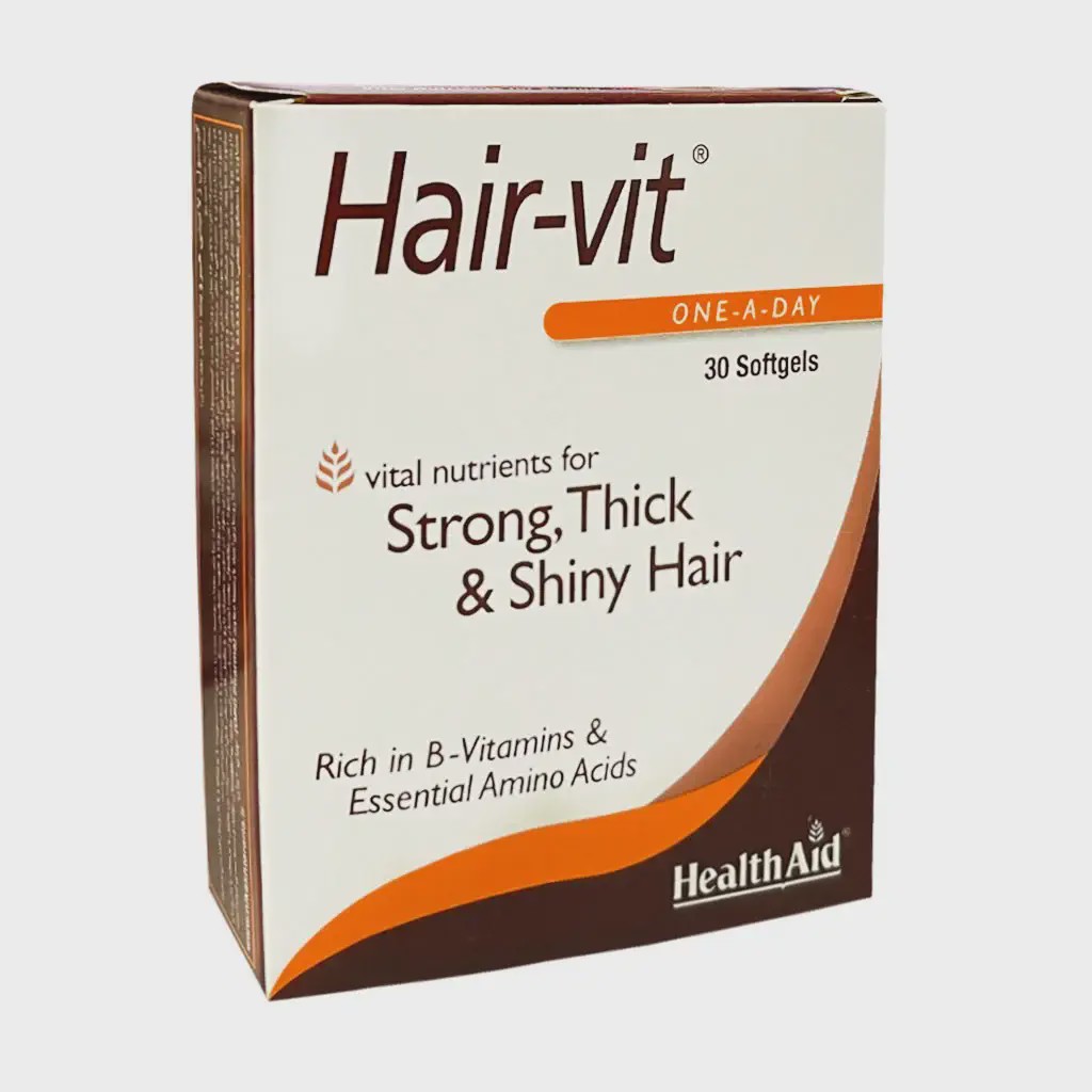 کپسول هیرویت هلث اید 30 عدد Health Aid Hairvit 30 Capsulesجدید