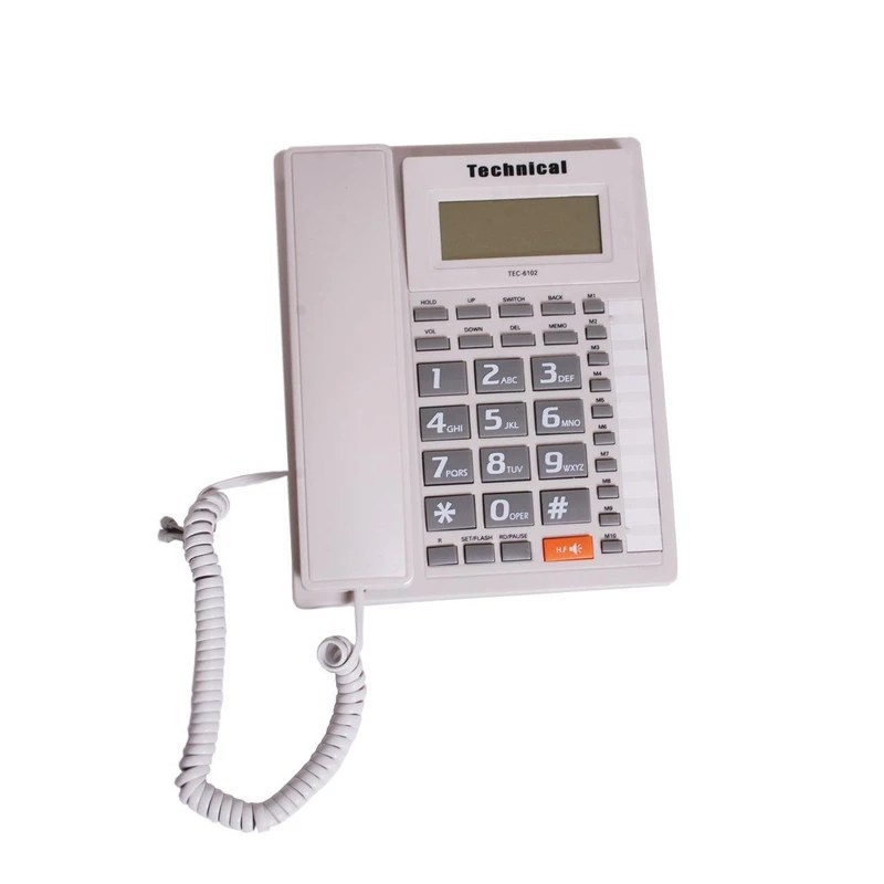تلفن رومیزی تکنیکال مدل TEC-6102جدید