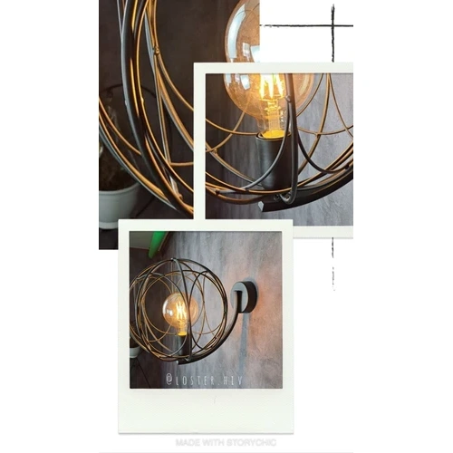 دیوارکوب فلزی مدرن D126