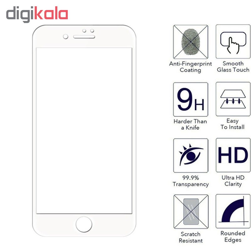 محافظ صفحه نمایش 5D بوف مدل F33 مناسب برای گوشی موبایل اپل Iphone 7 اصل