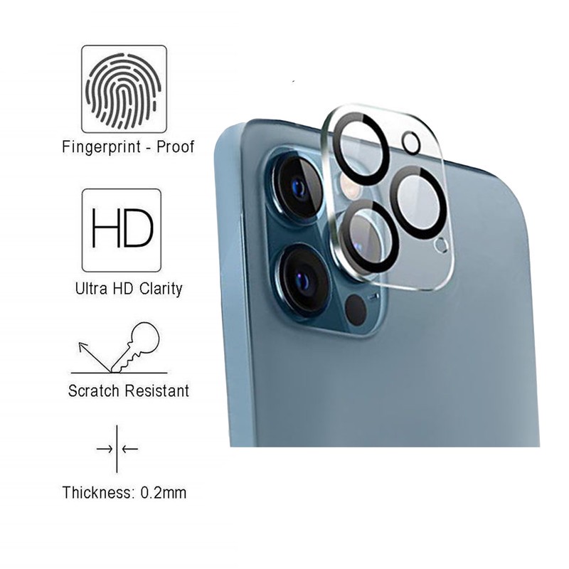 محافظ لنز دوربین بوف مدل 3D Plus مناسب برای گوشی موبایل اپل Iphone 12 Pro Max اصلجدید