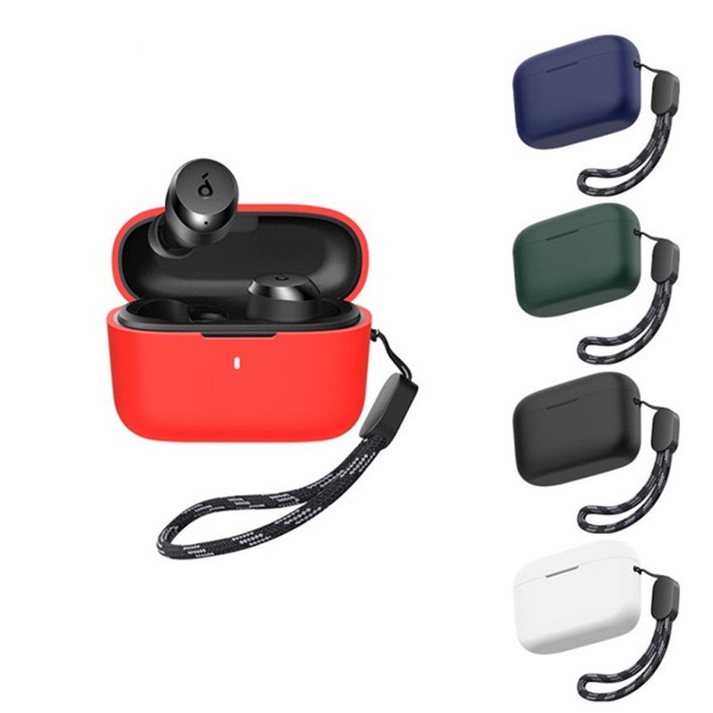 کاور آکوآرا مدل Silicone مناسب برای کیس هدفون بیسیم انکر Soundcore A20i اصلجدید