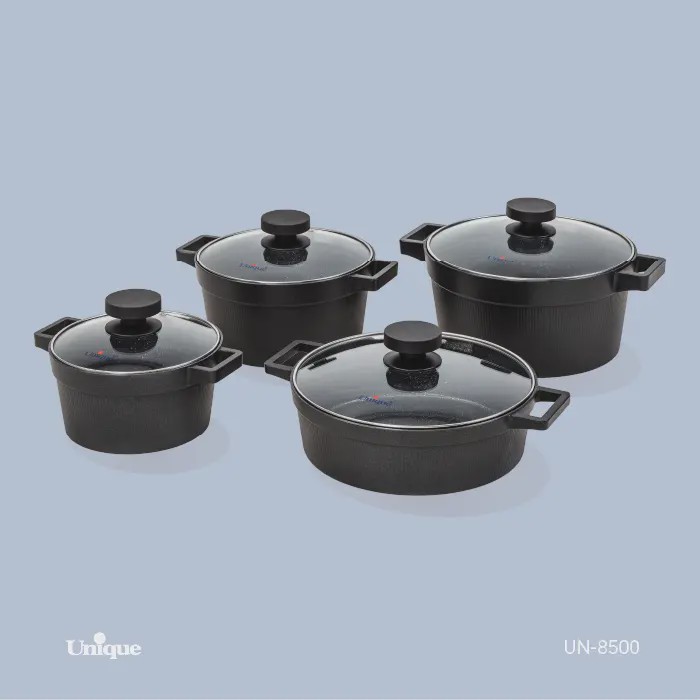 سرویس 8 پارچه مشکی دیاموند یونیک UN-8500