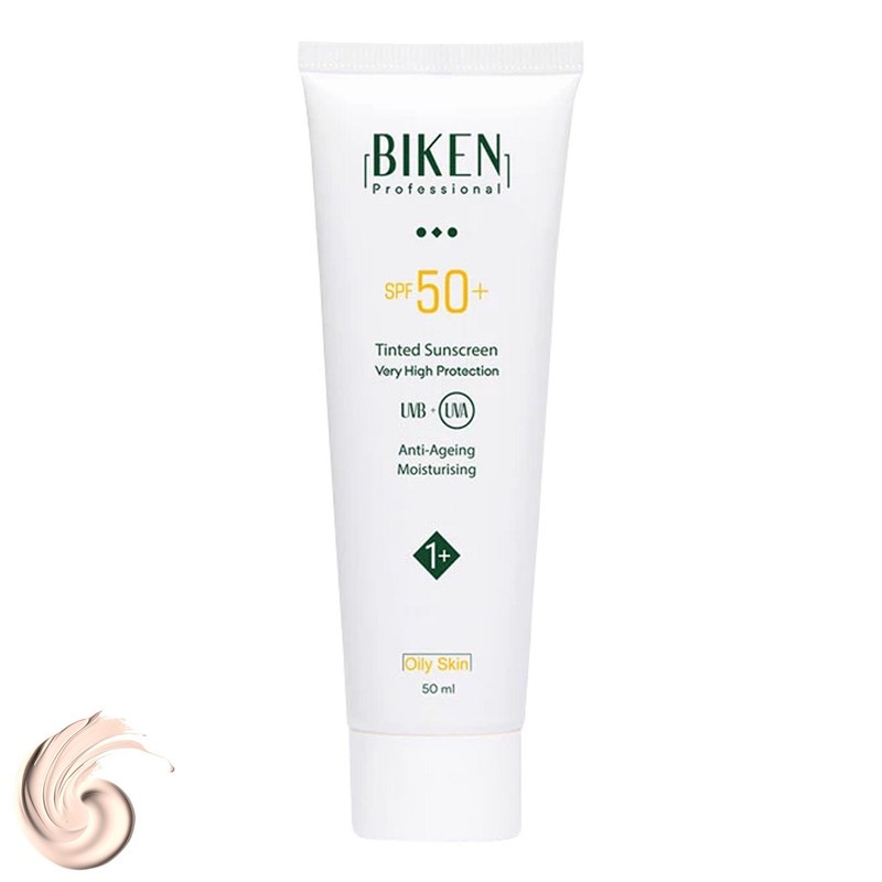 کرم ضدآفتاب رنگی بیکن SPF50 شماره 1، مناسب پوستهای چرب، حجم 50 میلیلیتر