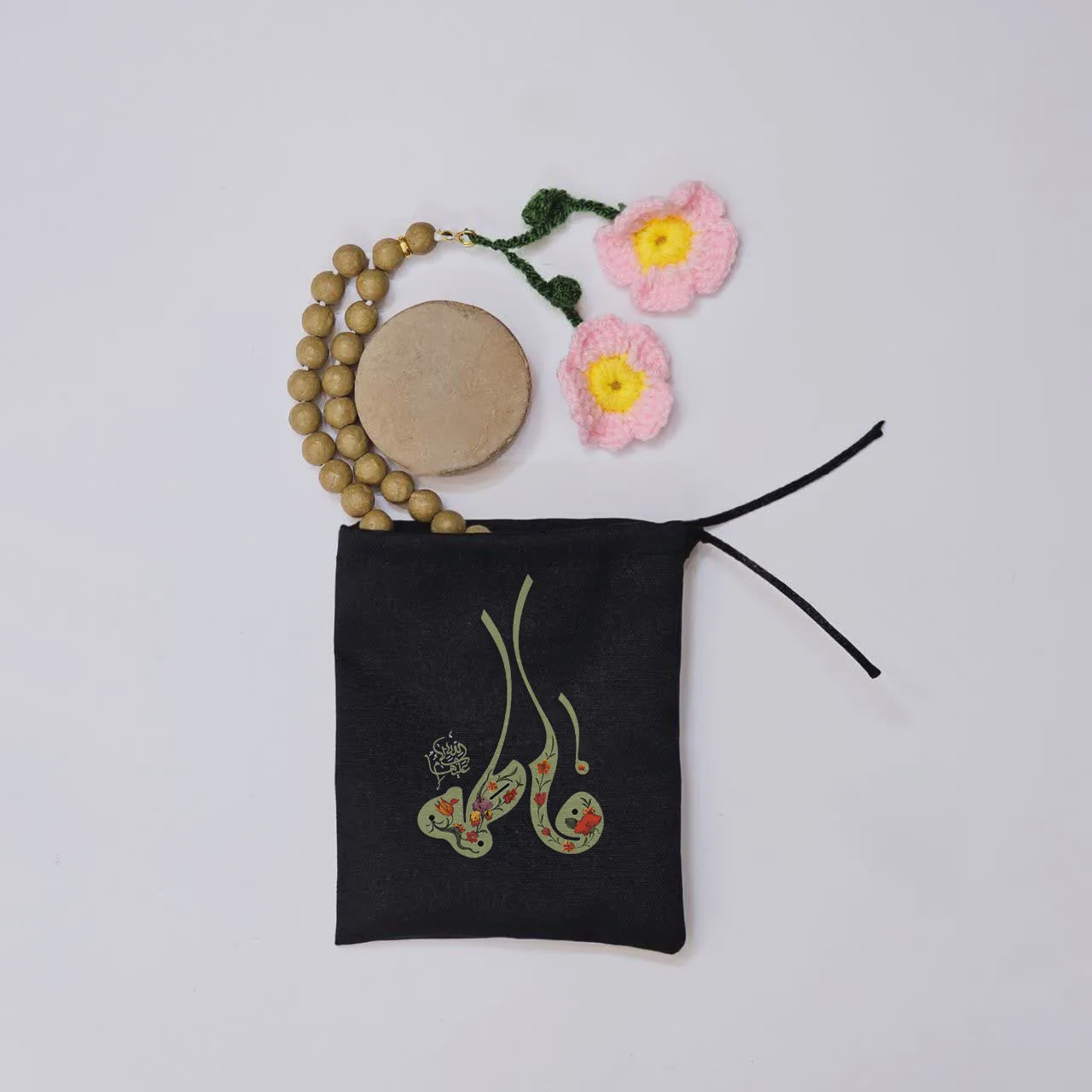 کیسه پارچه ای فاطمه (س) گلدارجدید