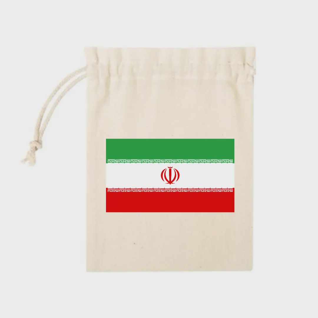کیسه پارچه ای پرچم ایران-طرح افقیجدید