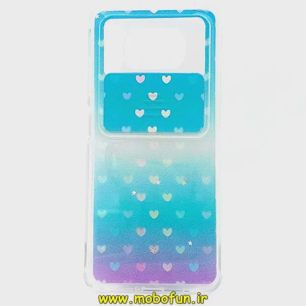 قاب گوشی Poco X3 NFC - Poco X3 Pro پوکو شیائومی طرح رزینی IMD ایربگ دار فانتزی محافظ لنز دار کشویی قلبی کد E23-172838