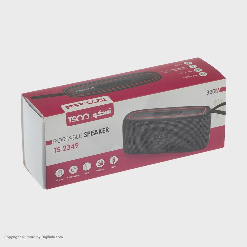 اسپیکر بلوتوثی تسکو TS 2349 کد Z26-141077جدید