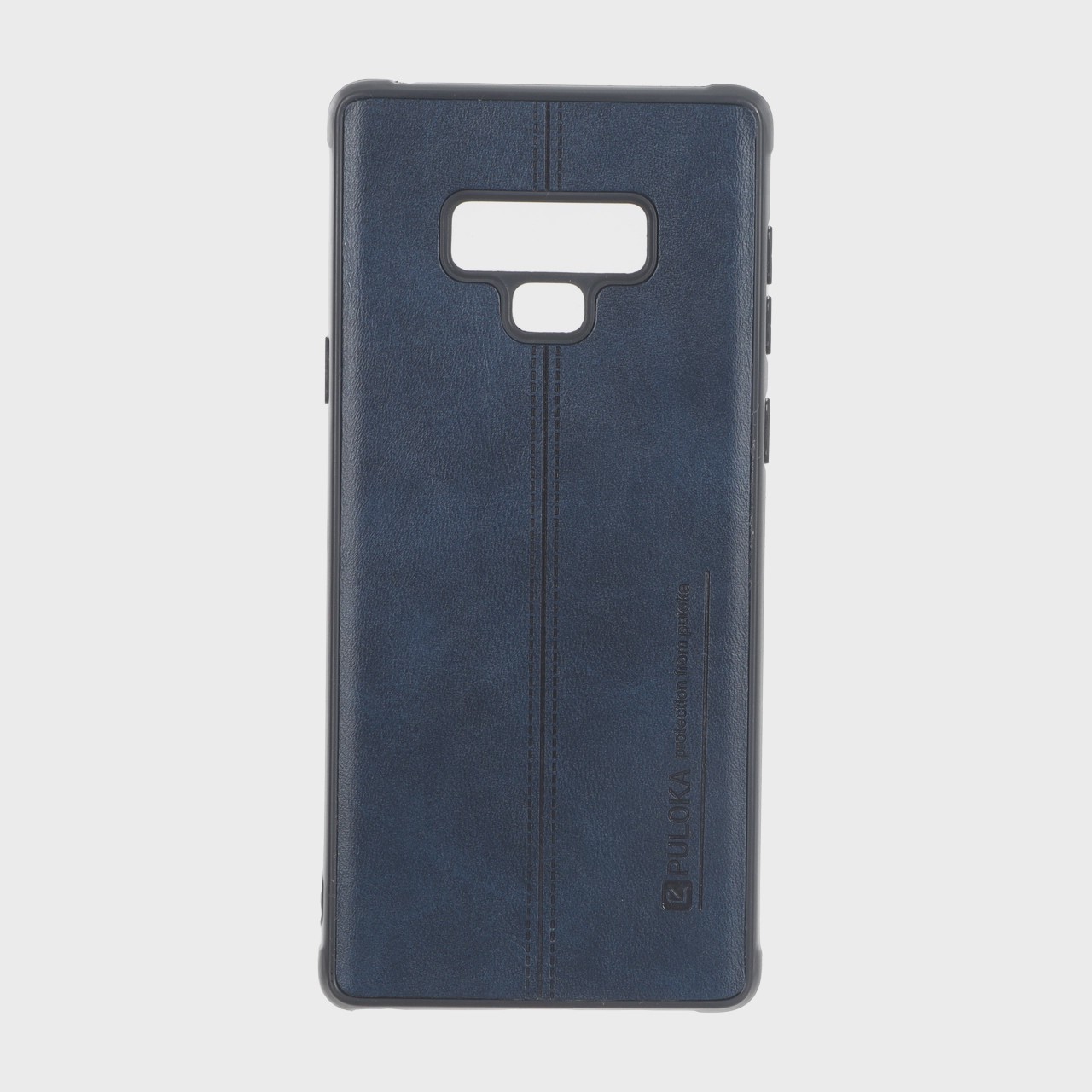 قاب گوشی Galaxy Note 9 سامسونگ اورجینال ژله ای چرمی PULOKA پولوکا قهوه ای سرمه ای کد E52-182202جدید
