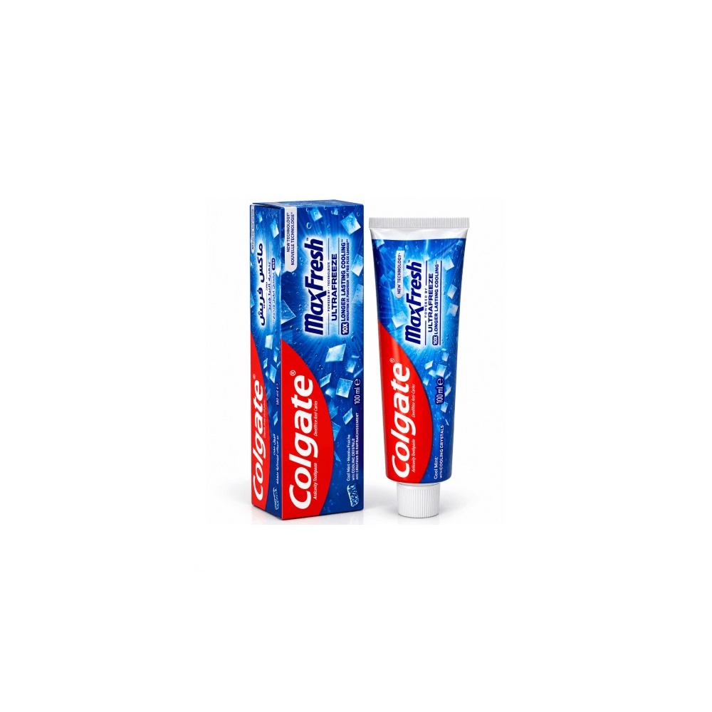 خمیردندان کلگیت مکس فرش اولترا فریز 100 میلی لیتر Colgate MaxFreshجدید