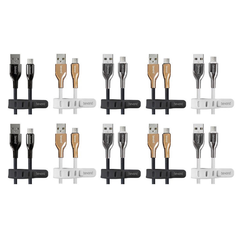 کابل تبدیل USB به MicroUSB بیاند مدل BA-578 FAST CHARGE طول 1 متر بسته ده عددی