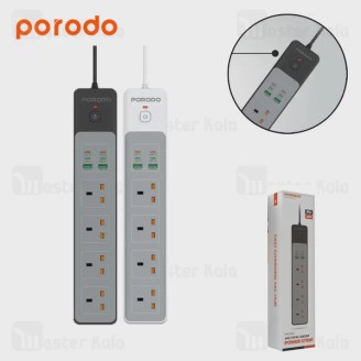 چند راهی برق و شارژر پرودو Porodo Power Strip FWCH045 دارای 6 پورتجدید
