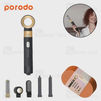 ست سشوار پرودو Porodo Multi-Styling Hair Dryer Set PDLFST126BK توان 600 واتجدید