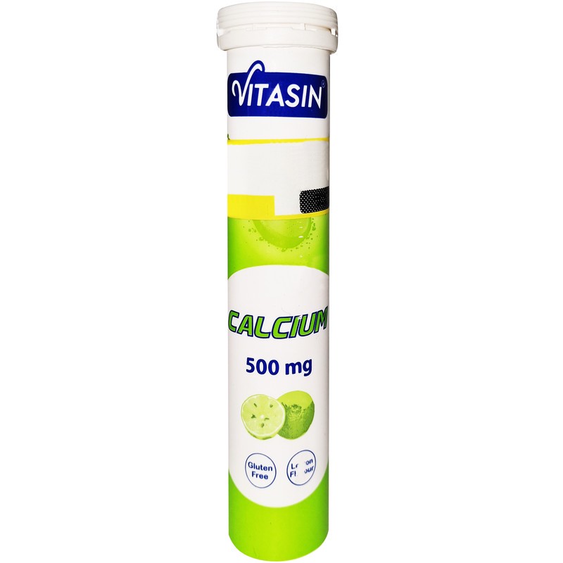 قرص جوشان کلسیم 500 ویتاسین بسته 20 عددیجدید