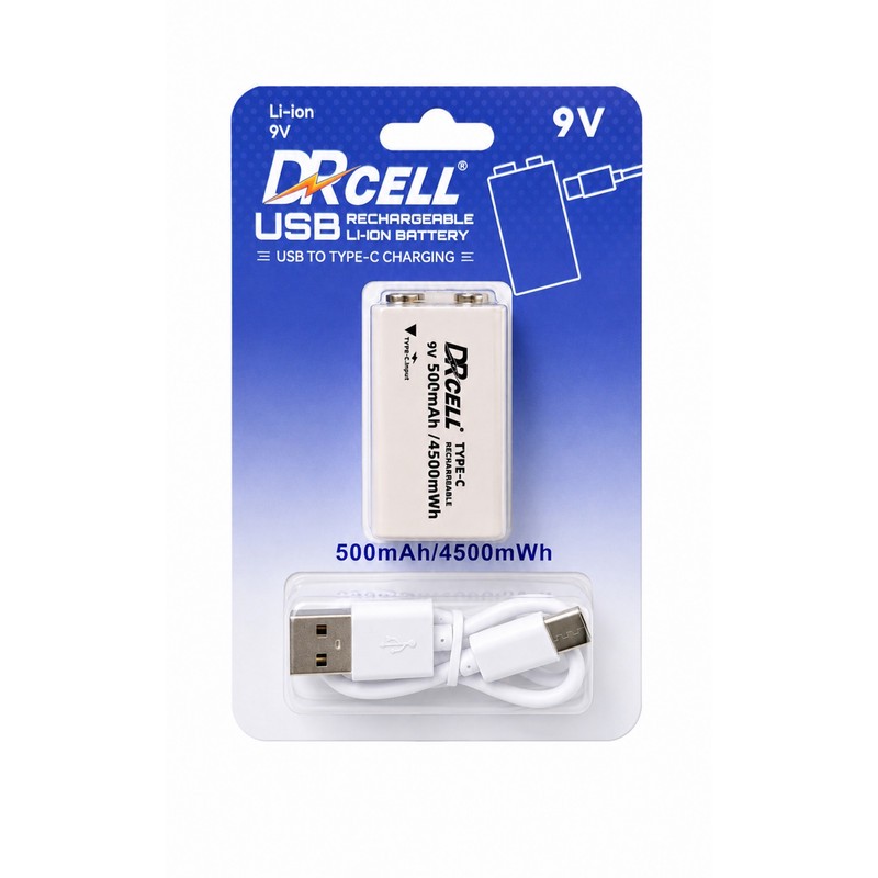 باتری کتابی قابل شارژ دی آر سل مدل USB-C LI-ION کد 4500MWHجدید