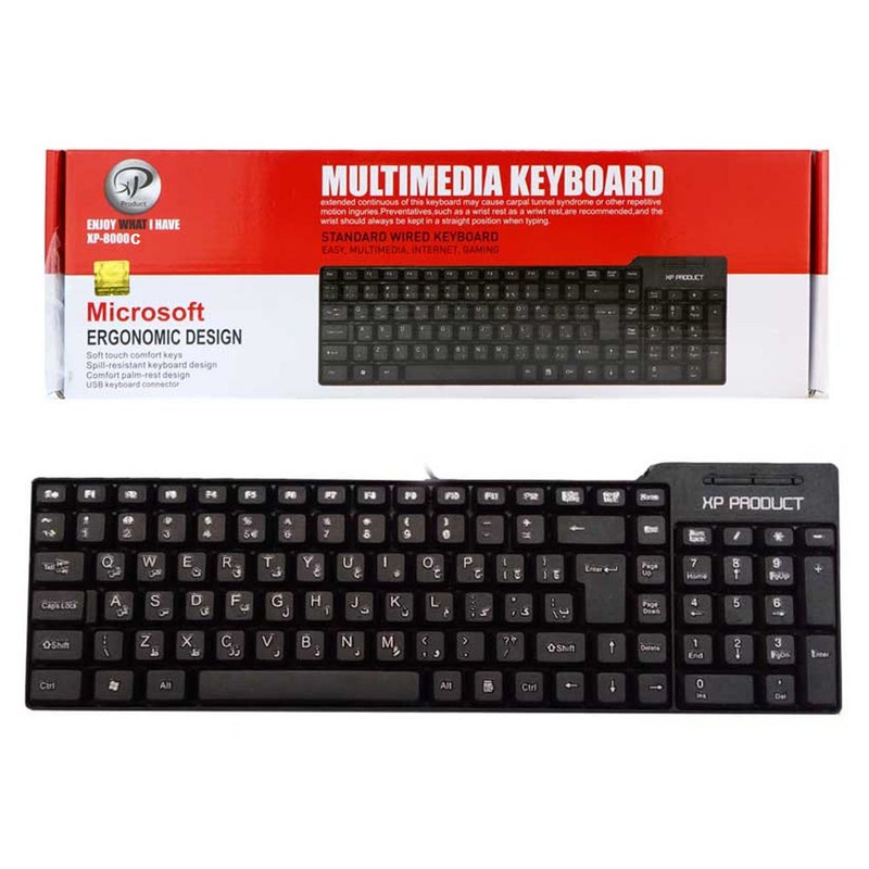 کیبورد ایکس پی-پروداکت مدل XP-8000Cجدید