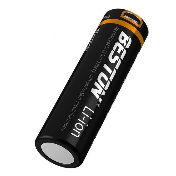 باتری لیتیوم یونی بستون مدل LION 18650 کد میکرو USB ظرفیت 13000 میلی آمپر ساعتجدید
