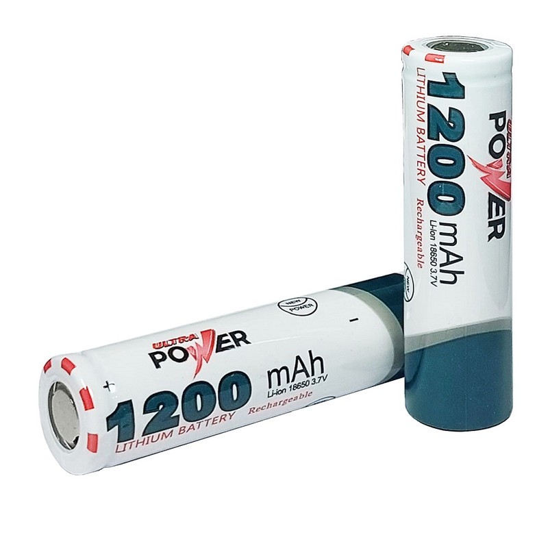 باتری لیتیوم یون اولترا پاور مدل MR-1200 ظرفیت 1200 میلی آمپر ساعت بسته دو عددیجدید