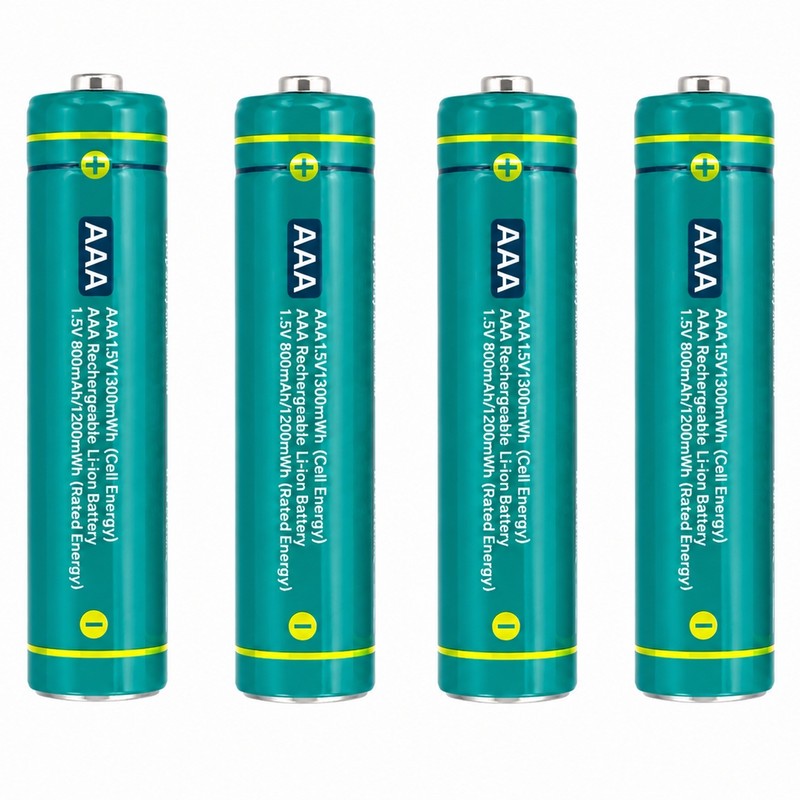 باتری قلمی و نیم قلمی قابل شارژ بستون مدل 1.5V-li-ion بسته 8 عددیجدید