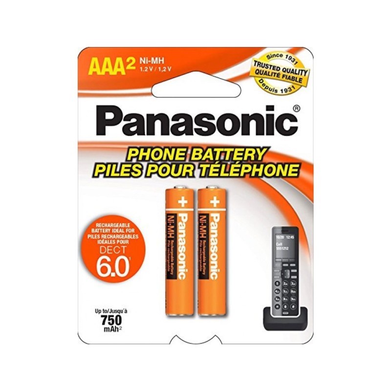 باتری نیم قلمی قابل شارژ پاناسونیک کد p98 بسته 20 عددیجدید