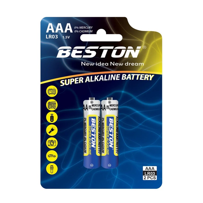 باتری نیم قلمی بستون مدل Super Alkaline بسته 24 عددیجدید